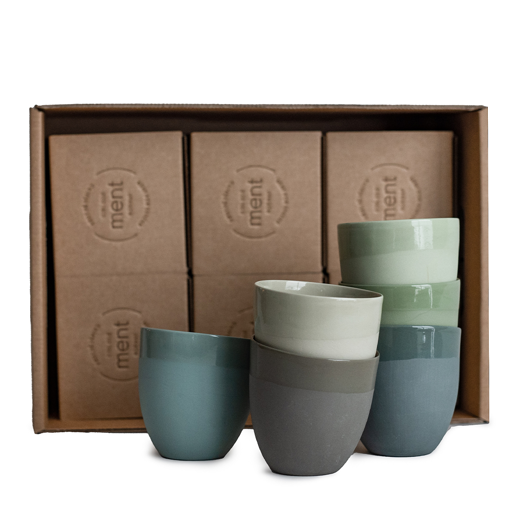 KRUM Kaffekopp 6 pk. Grønn