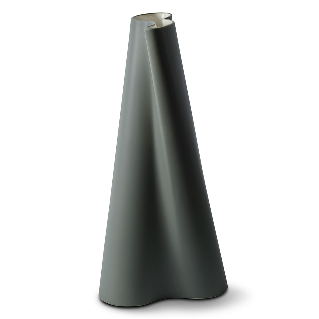 Bølgevase, Mosegrå