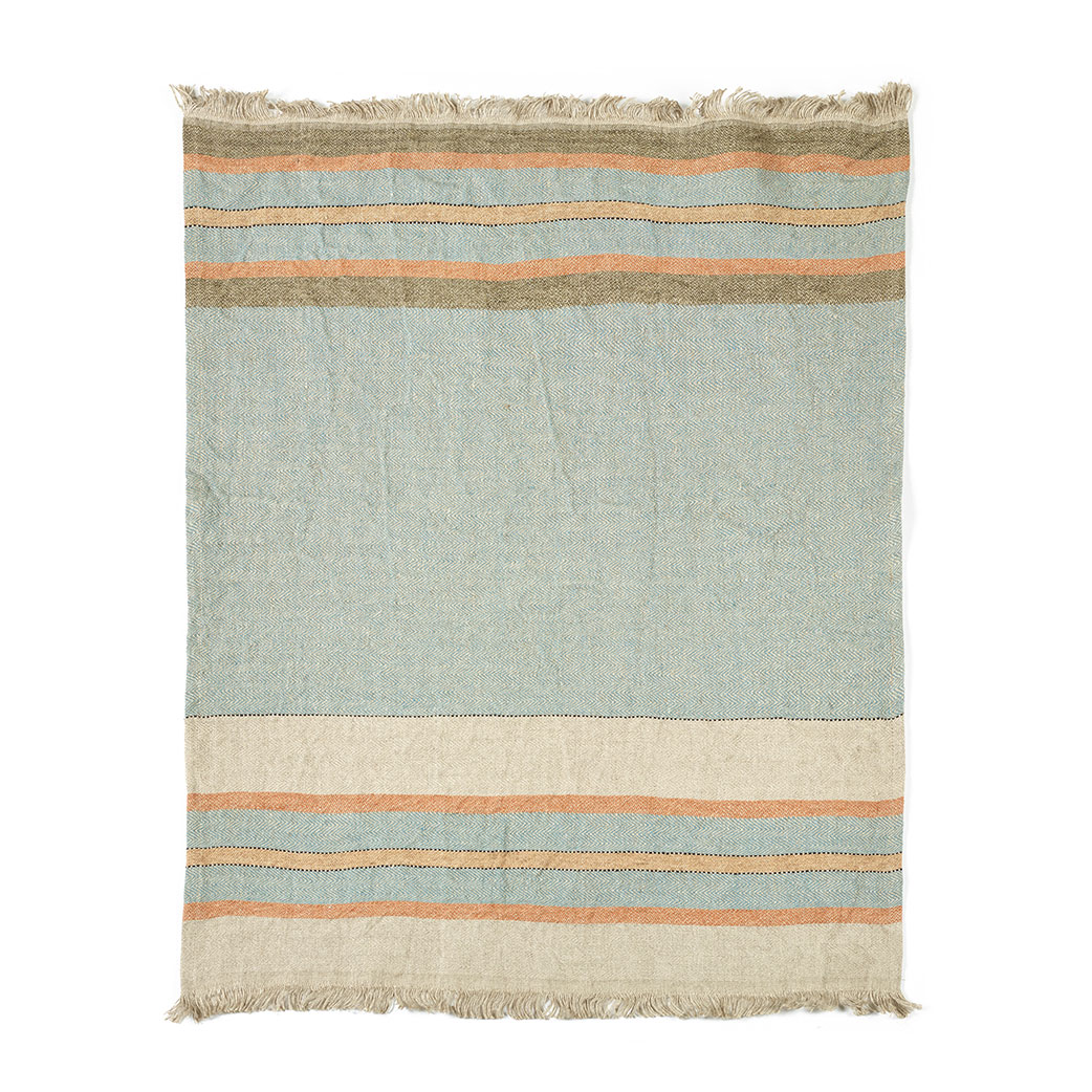 The Belgian towel 110x180cm, Multi Stripe