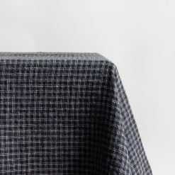 Linduk, Black/beige small checks 160 x 300 cm