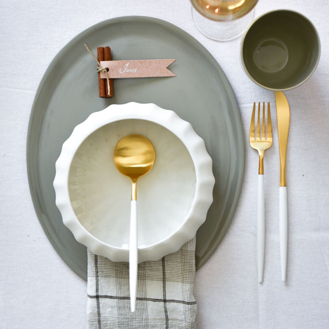 KRUM Tallerken Stor, Lys Leire - Bilde 3