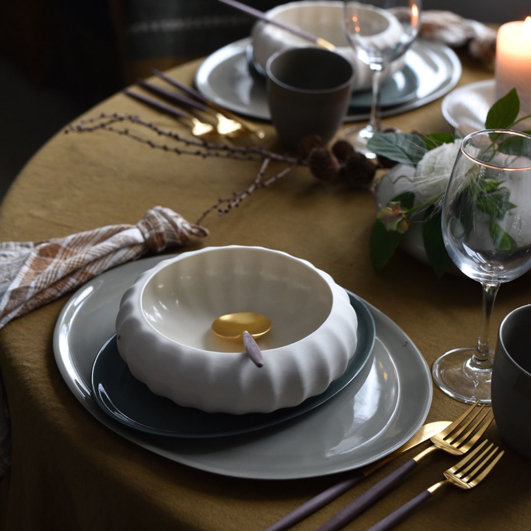 KRUM Tallerken Stor, Lys Leire - Bilde 4