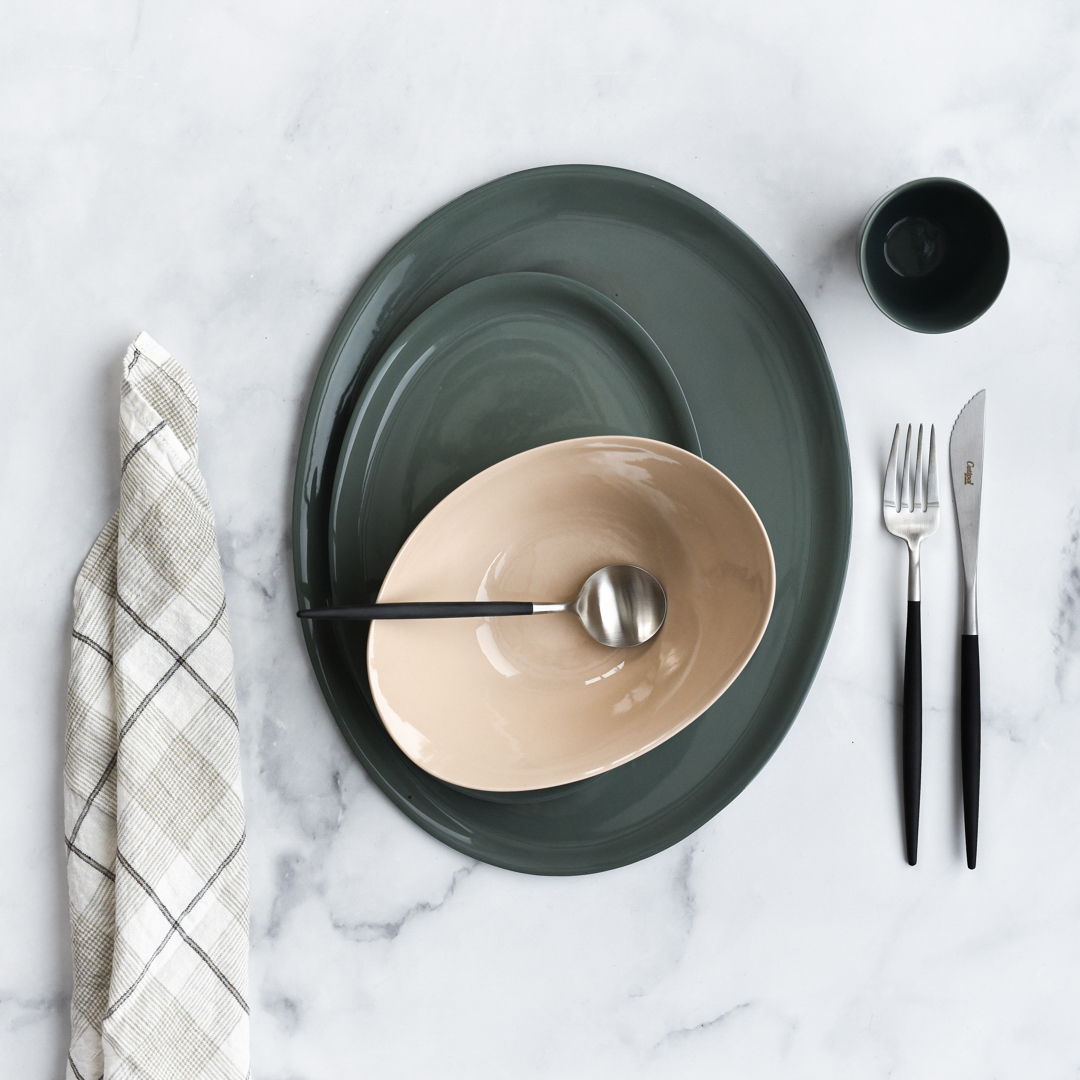 Middag servise, Høstskog