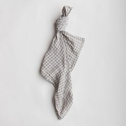 Alternative view of Linserviett, Flax/ Blue Checks 45 x 45