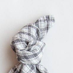 Alternative view of Linserviett, Grey checks 45x45