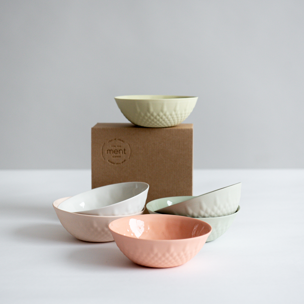 Sukkertøyskål 6 pk. pastell - Bilde 2