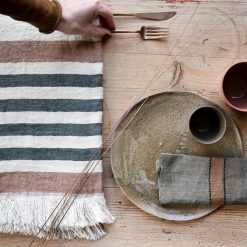 Alternative view of The Belgian towel 110x180cm, Laguna verde
