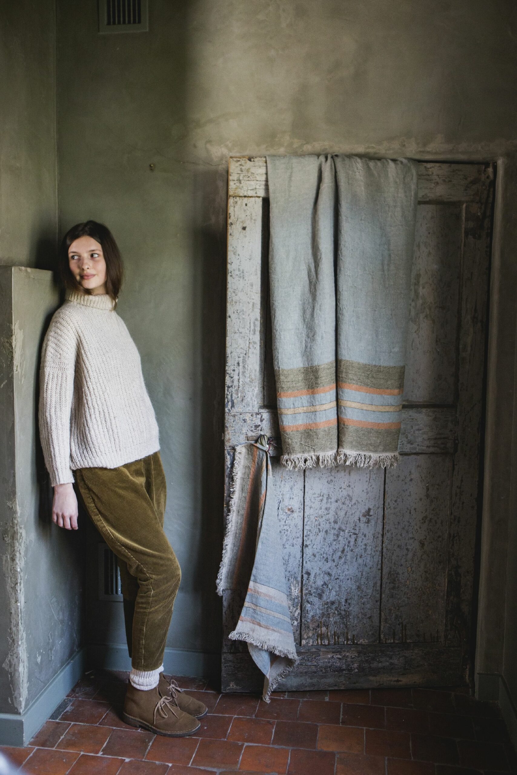 The Belgian towel 110x180cm, Multi Stripe - Bilde 2