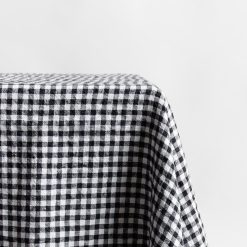 Linduk, Black Gingham 140x 250 cm