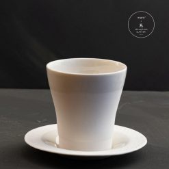 ment® + Slakteriet VILT kaffekopp og PERLE skål, Benhvit