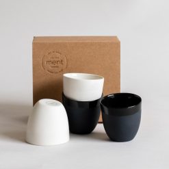 KRUM Espresso 4 pk. Svart-Hvit