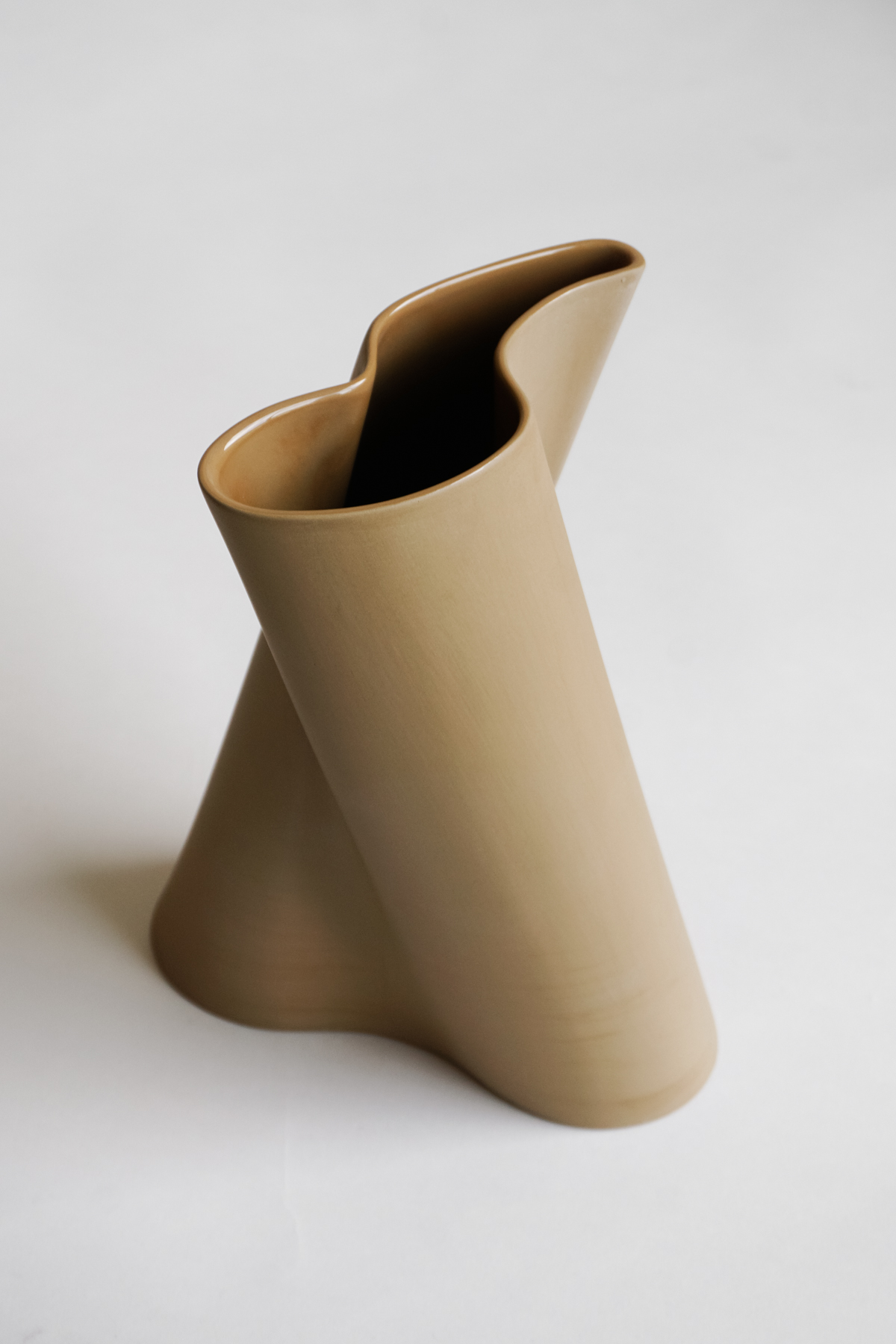 Bølgevase Liten, Kanel - Bilde 4