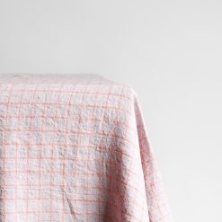 Linduk, Parma Orange Checks 140 x 250 cm